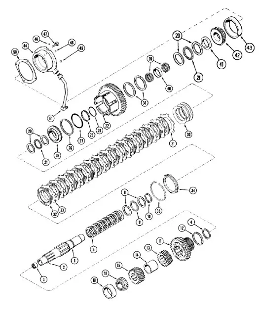 144348C1 - Кольцо стопорн. вала промежут. КПП диап. TG T8./Mg.